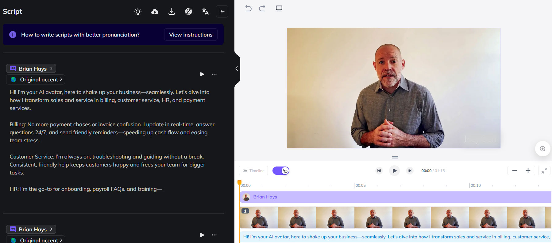 Avatar Builder Interface
